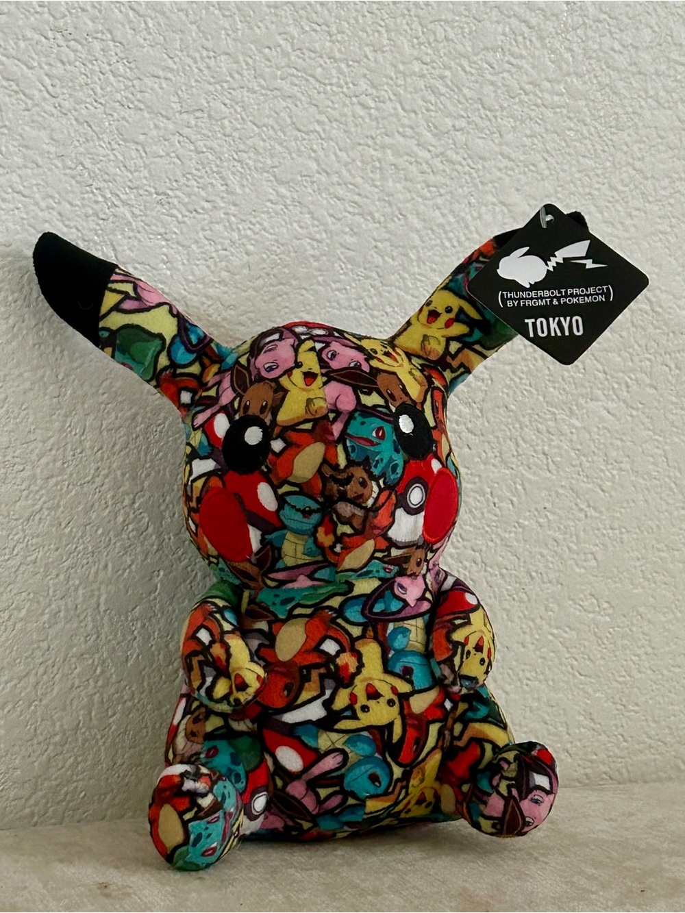 Tokyo Pokémon Pikachu Thunderbolt Project Plush Toy graffiti pattern